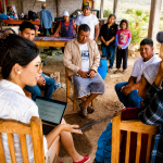 Erstwhile Mezcal co-founder Yuan Ji meeting with mezcal producers in Oaxaca featured by Yale Law School